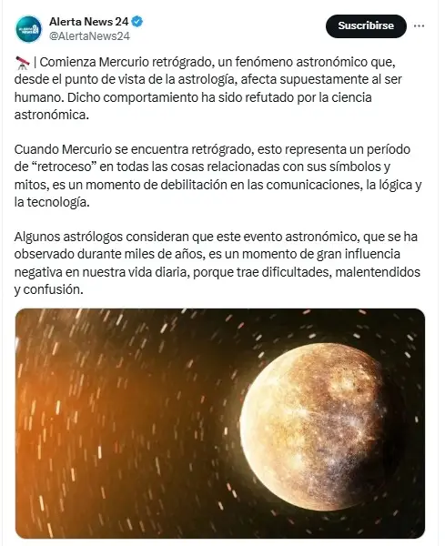 astrología, astros, mercurio, mercurio retrógrado